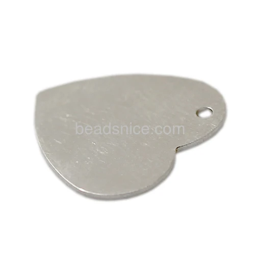 

Beadsnice 925 Silver 2Pcs Stamping Heart Charms for Custom Engraving