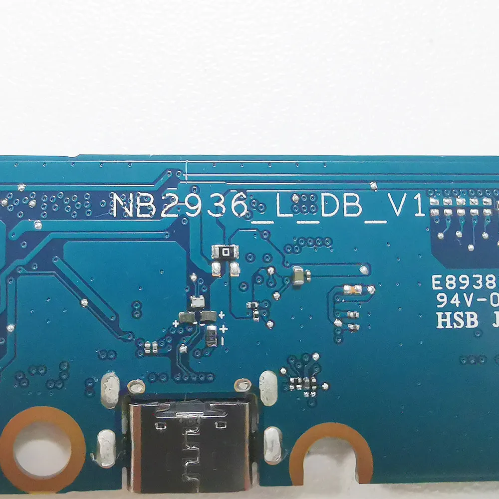Porta Jack Usb tipo c para Laptop Placa de Leitor de Cartão Carregador Lenovo Yoga Duet 13itl6 13itl 13itl Nb2936 _ L_db _ v1 5c50s25193 - Imagem 4