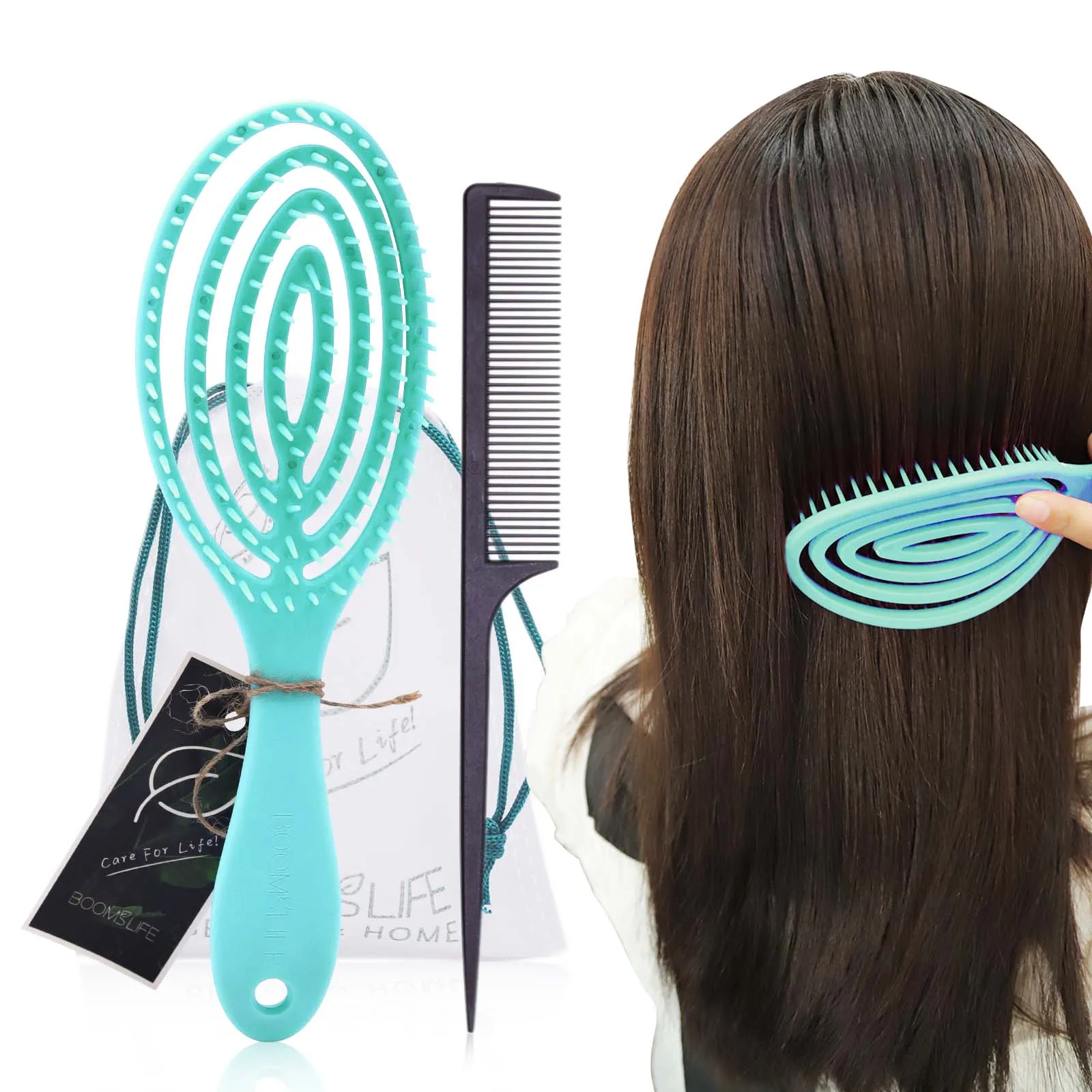 Plastic Wet Hair Brush Detangler Life Changing Products