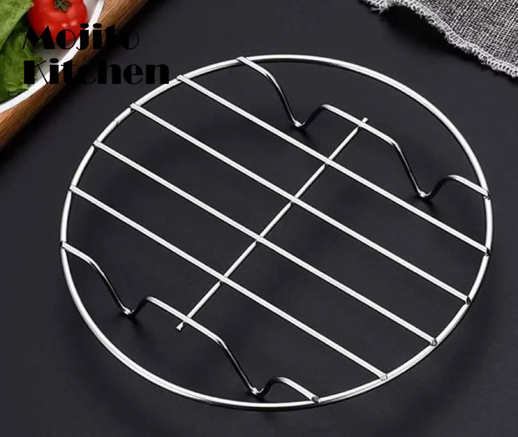 

Round Cooling Rack Stainless Steel Cooking Steaming Roasting Rack for Oven Pot Air fryer Pressure Cooker Cake Pan Kitchen Tools