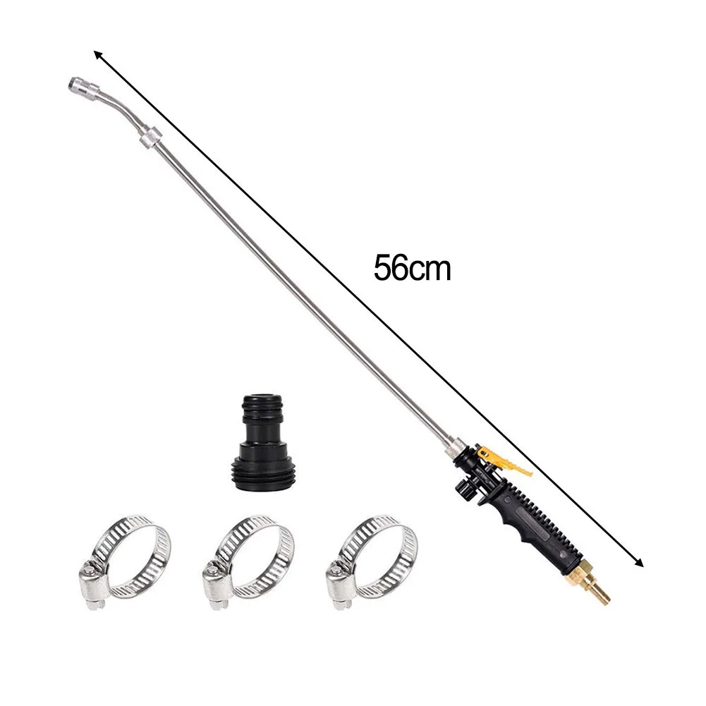 

Прочная палочка для распылителя из нержавеющей стали, длина 38, резиновая ручка для удобного захвата, идеально подходит для теплиц и патио