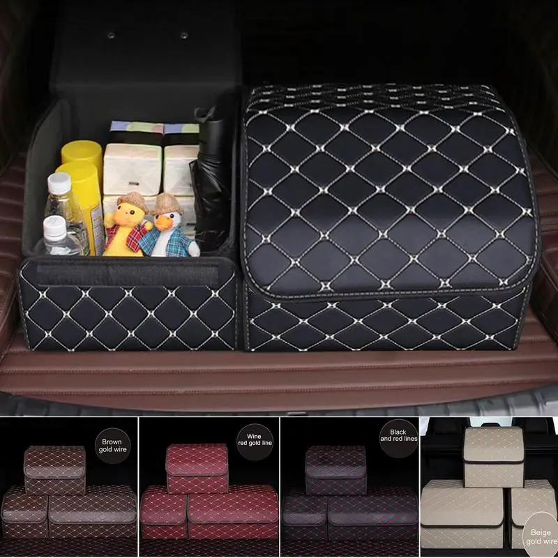 Car Trunk Organizer Bag Folding Large Vehicle Multiuse Tools Storage