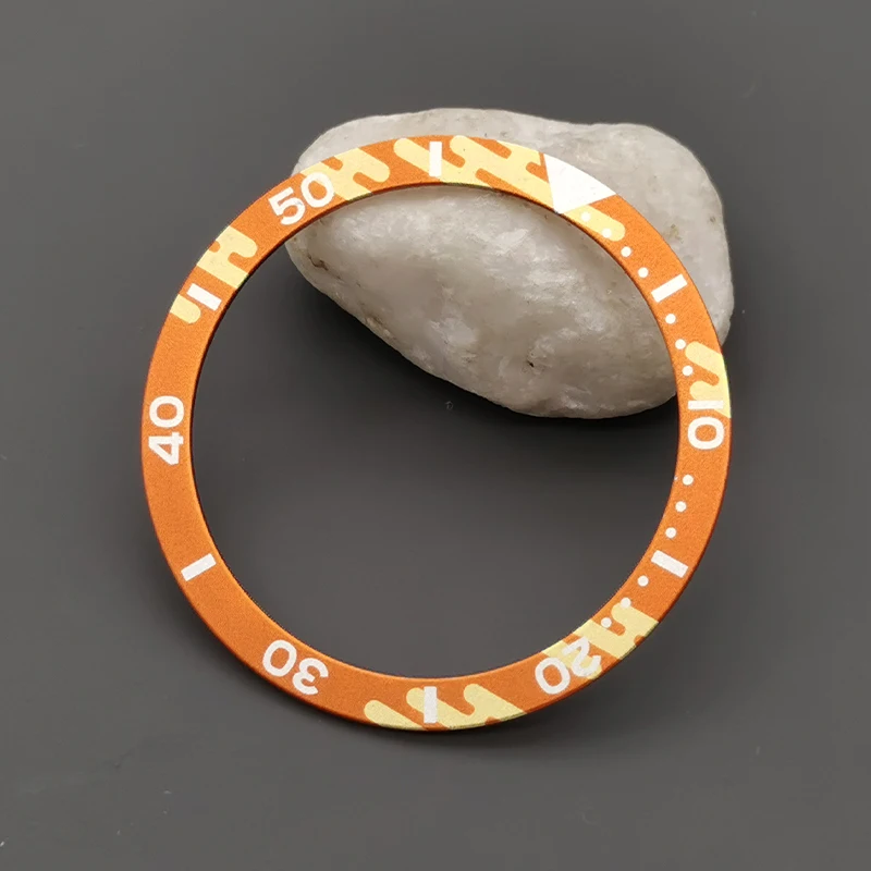 Aluminium Fashion Flat Watch Bezel Insert
