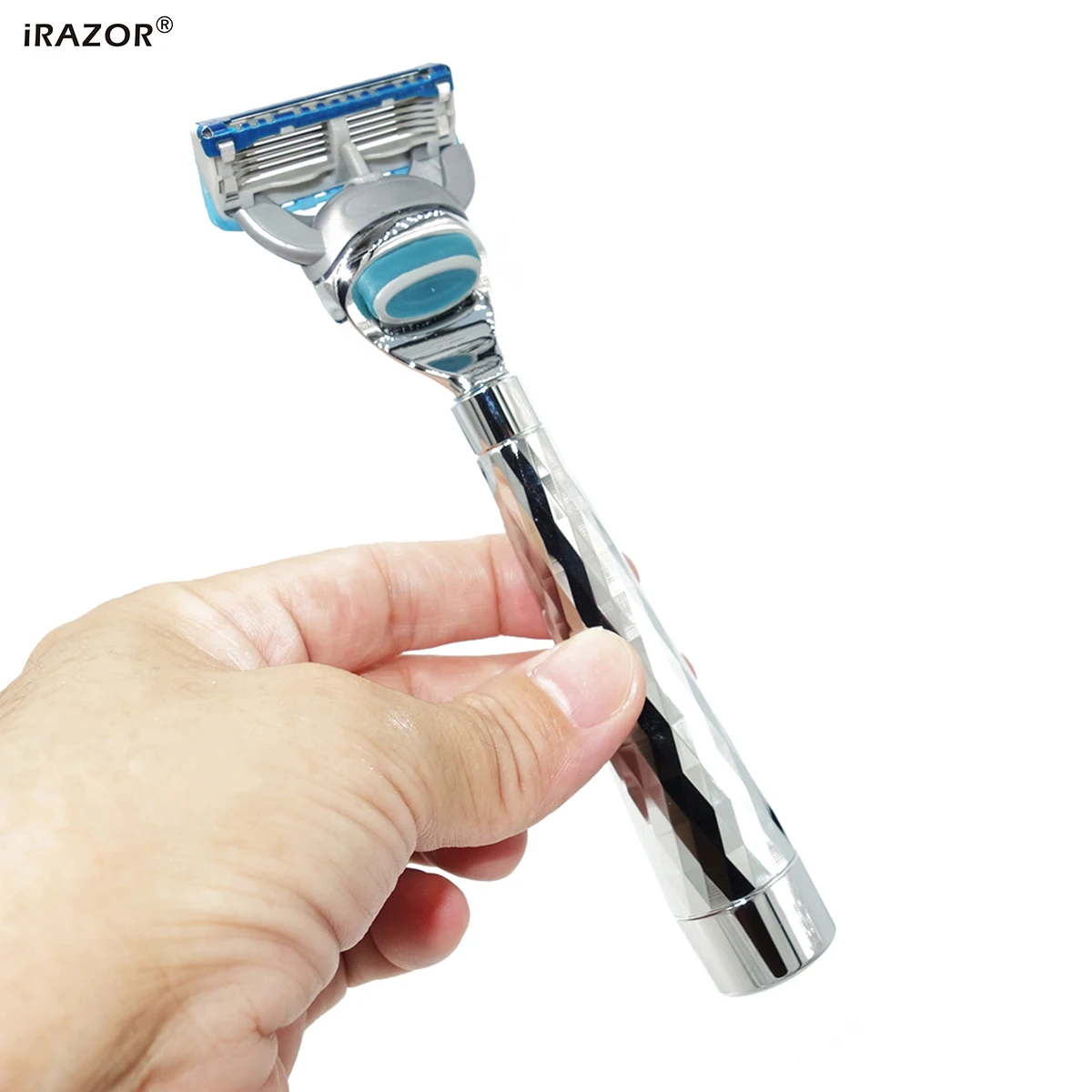 Irazor New Twinkle Silver Manual 5-layer Safety Body Razor Shaving ...