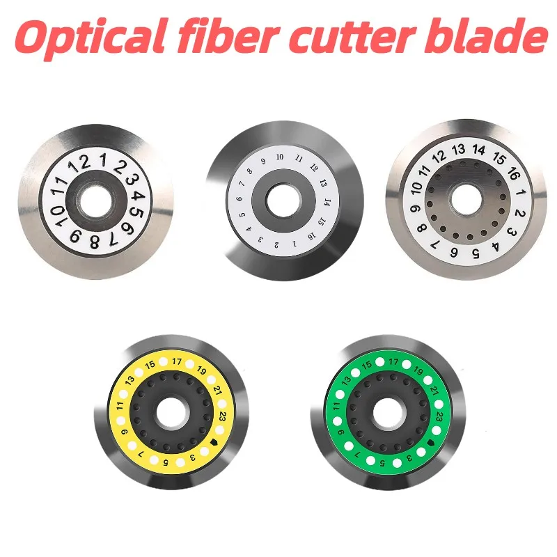 CT-30、FC-6S、HS-30、AUA-X0/X1/X2/X3/S2/6S/7S/61S/71S/6C/30S/60S/8A SKL-6C/60S/8A Fiber Cleaver Spare Blade 12/16/24 Face Blade