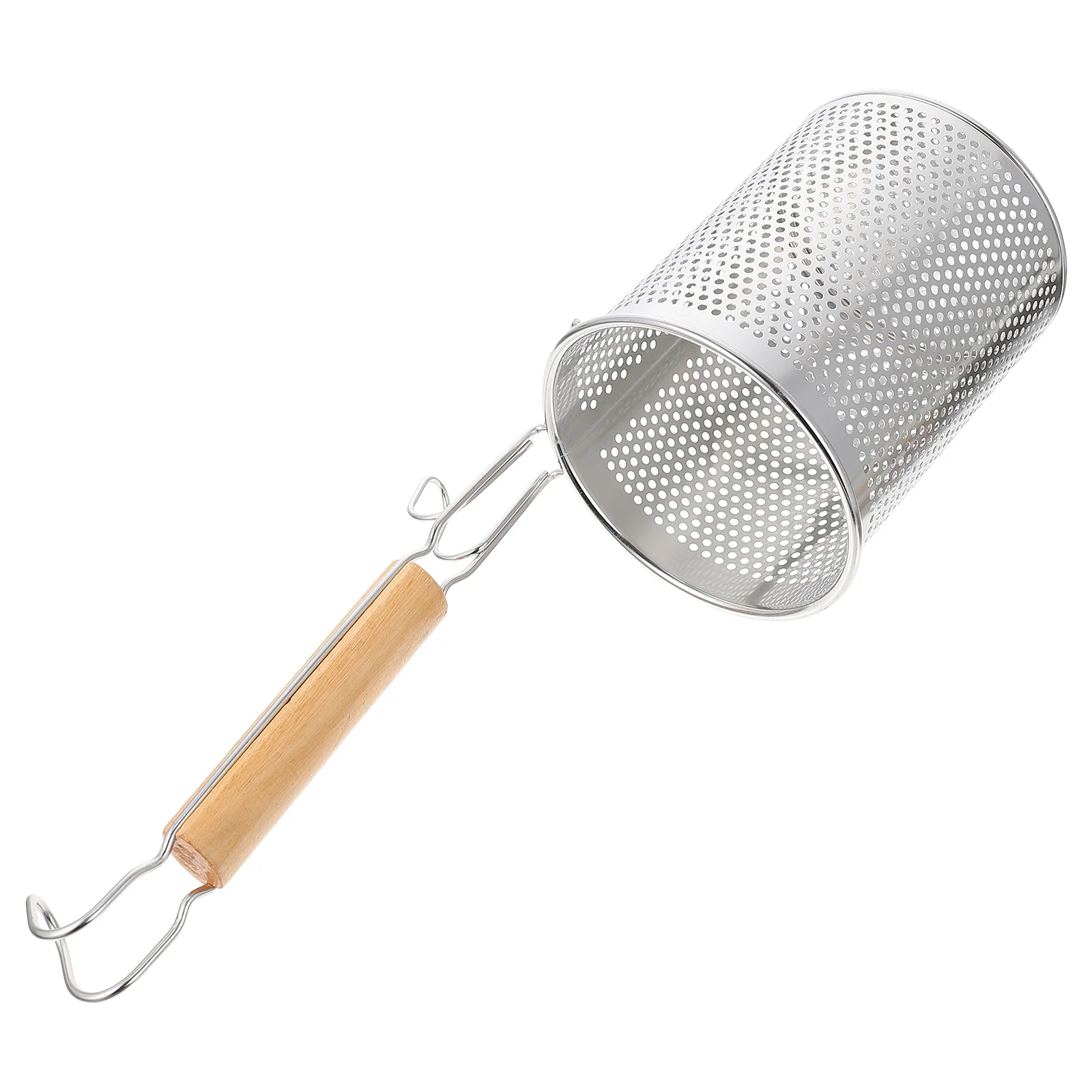 

Strainer Basket Mesh Spoon Skimmer Food Colander Noodle Pasta Frying Cooking Wire Fry Pot Kitchen Spider Hot Spaghetti Fried