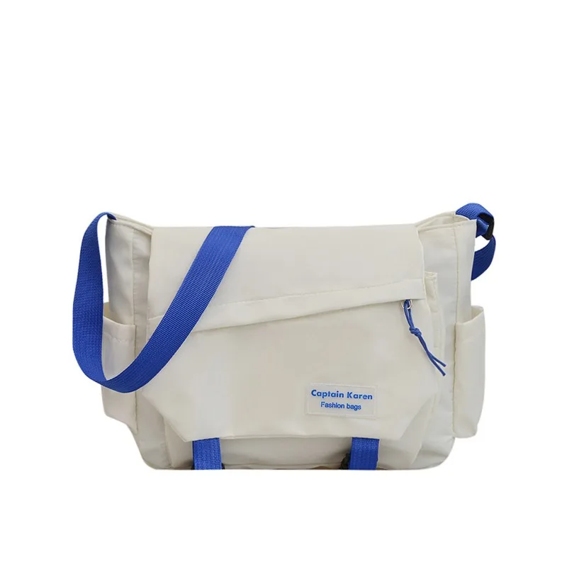 Large Capacity Workwear Style Men's Bags Casual Student Shoulder Bag New Ins Messenger Bag Versatile Crossbody Bags for Women