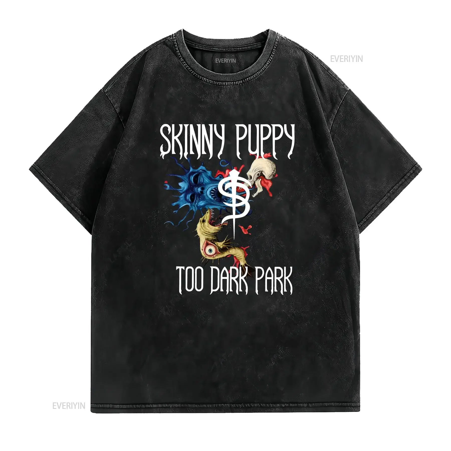 SKINNY PUPPY Tシャツ TOO DARKPARK LIVE Vintage 90's Skinny Puppy Too Dark Park Live Concert Band