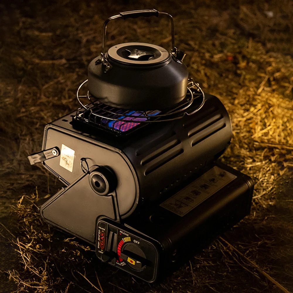 PETIT FOURNEAU PORTABLE De Camping A Gaz Cuisine Voyage Avec Porte