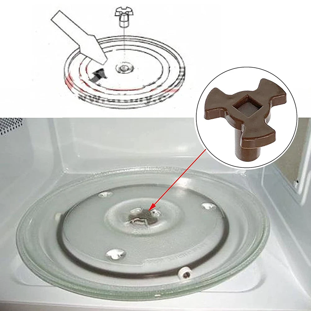 Microwave Turntable Coupler Microwave Oven Roller Guide Support Microwave Oven Core Coupling