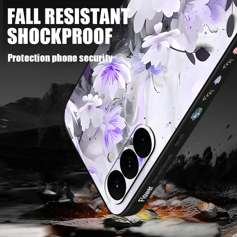 Creative Flower Lanyard Phone Case - Ultra Soft Cover
