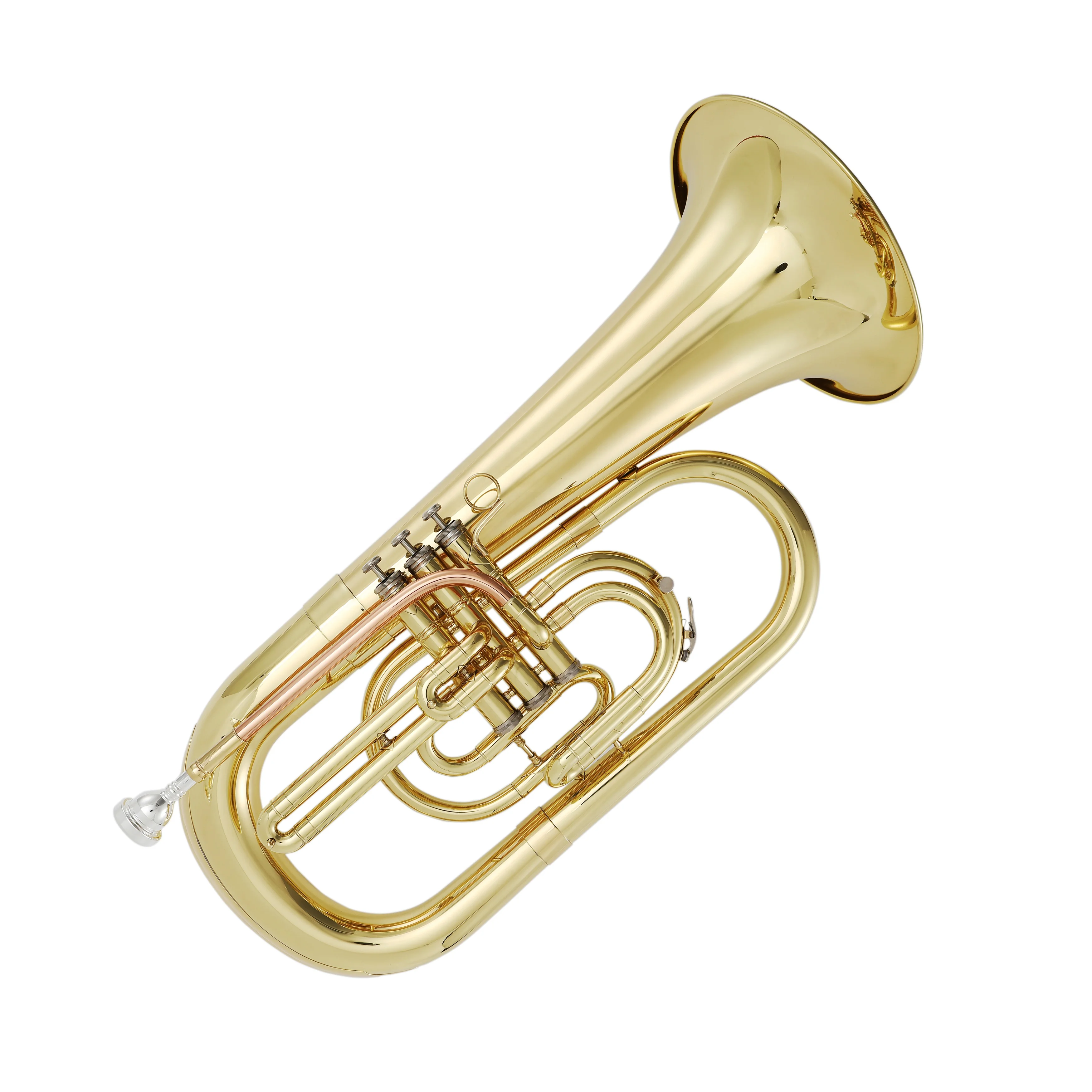 SEASOUND Cheap High Quality Gold Marching Instrument 3 Pistons Euphonium JYMEP7321