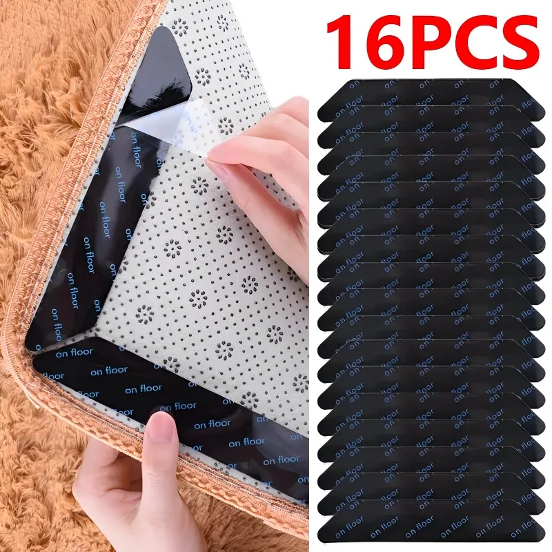 Dropship 8pcs Rug Gripper; Double Sided Non-Slip Rug Pads Rug Tape