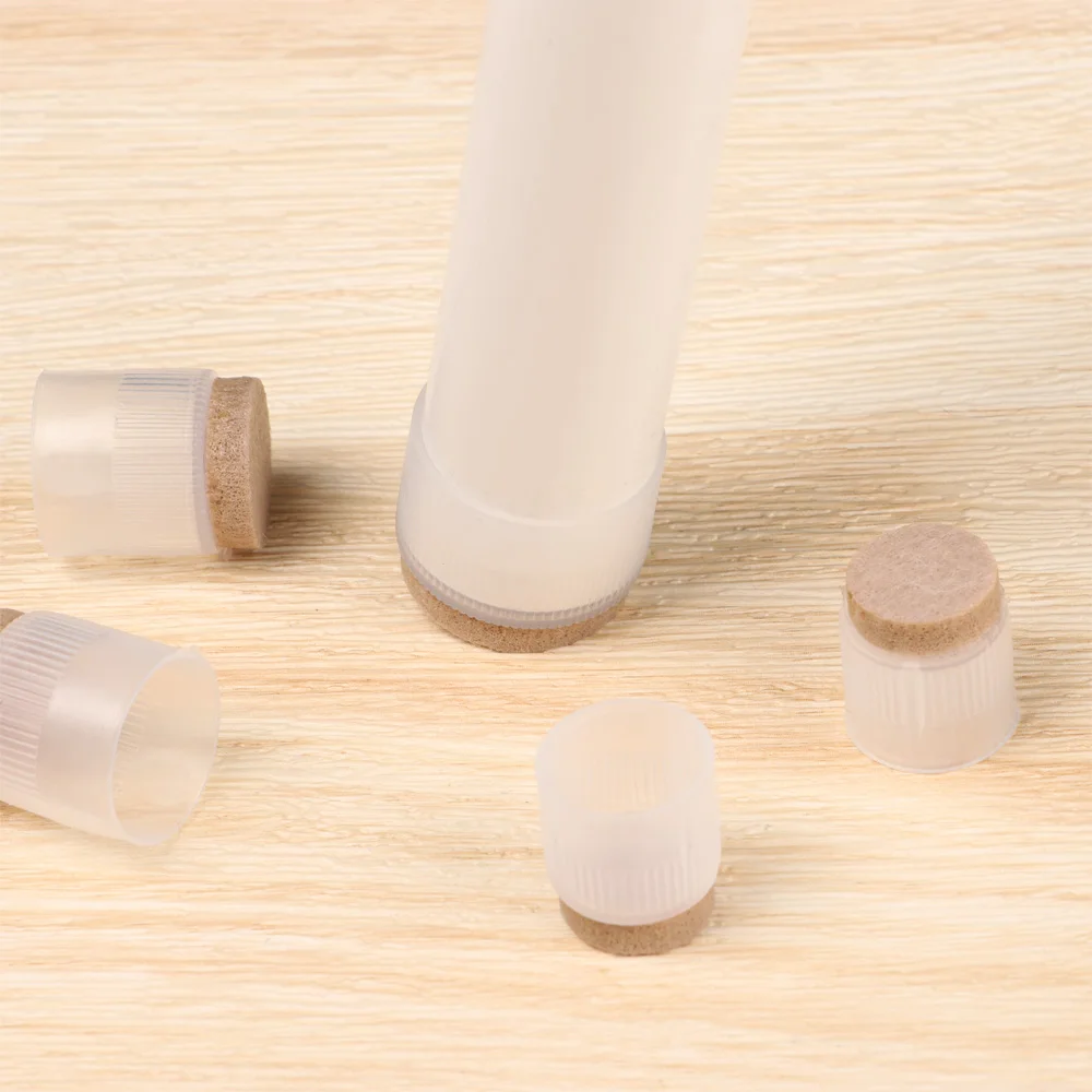 의자 다리 캡 고무 발 보호 패드 4 개, 가구 테이블 커버 양말 플러그 커버 가구 수평 조절 발 홈 장식 