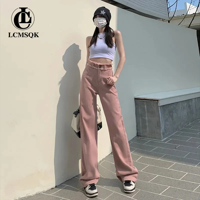 

Women's Pants Korean Fashion Female Clothing Denim Women's Jeans 2023 Trend Straight Leg Jeans Woman High Waist Streetwear Y2k