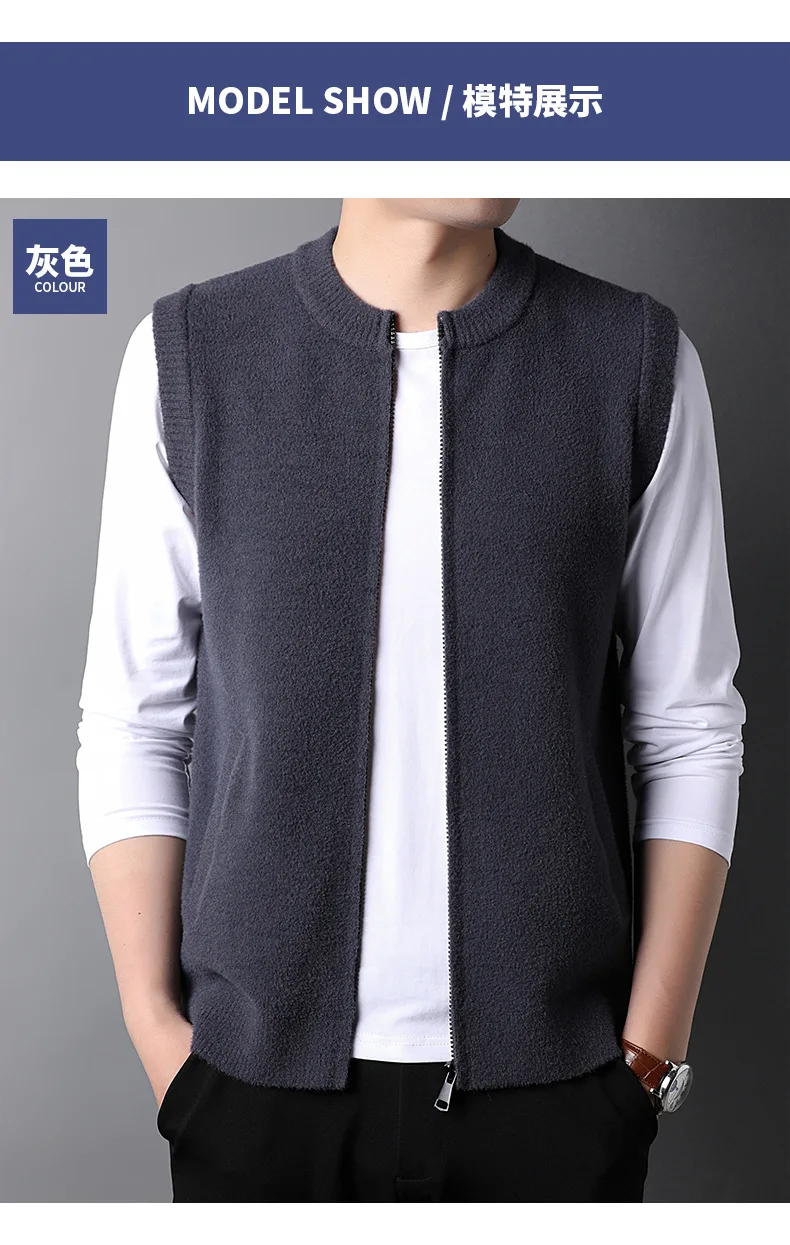 Gilet L.L. Bean Homme Vintage – Nylon Gris, Fermeture éclair, Grande Taille, Fabriqué USA
