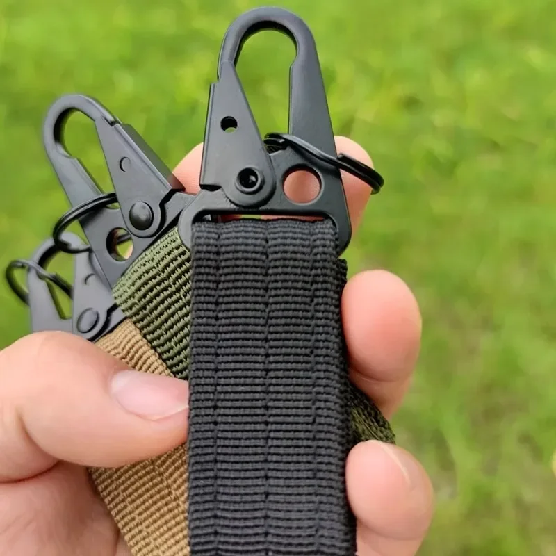 Bag Black Eagle Beak Buckle Lock Simple Metal Hawkbill Carabiner Convenient Flat Mouth Luggage Buckles Alloy Connecting Fastener