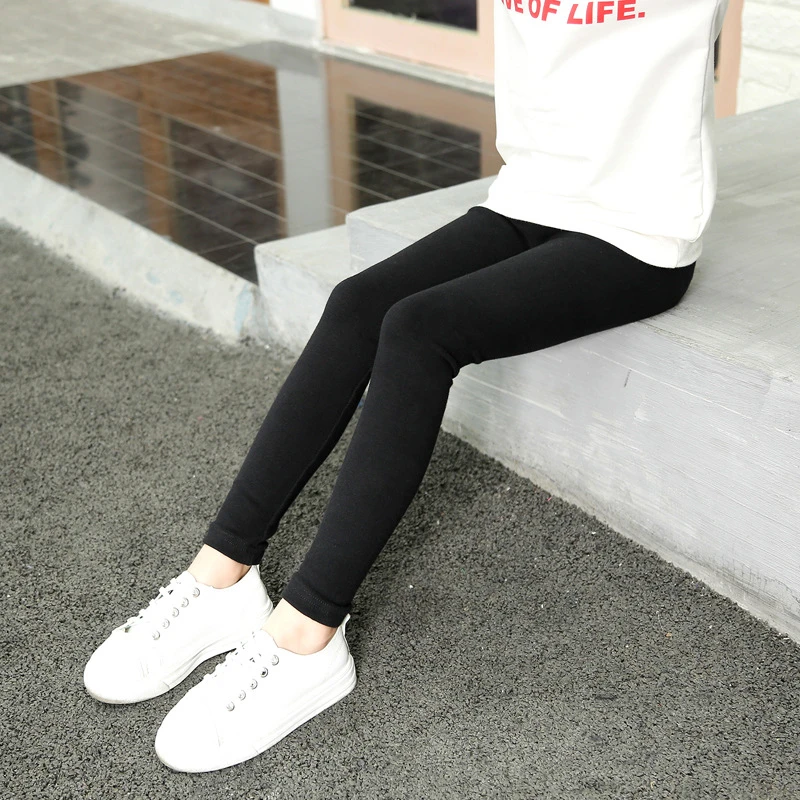 girls black leggings