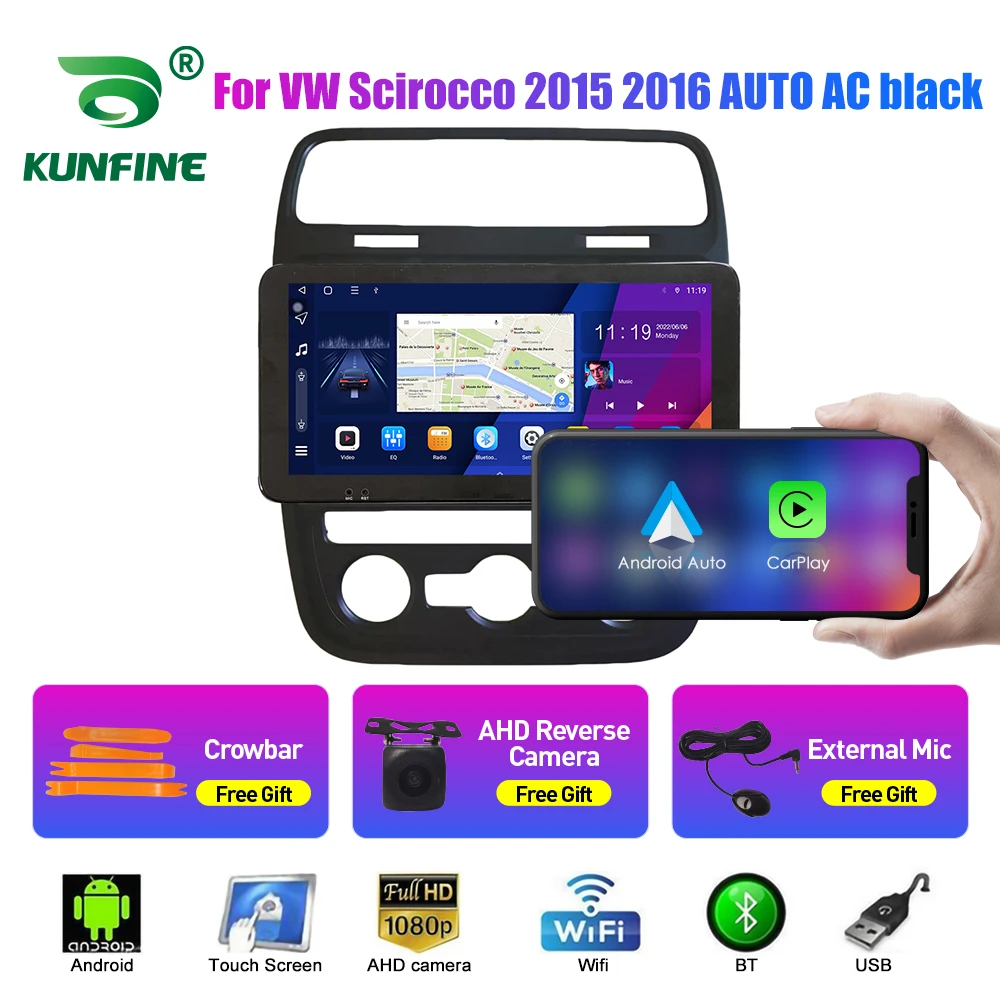 

10.33 Inch Car Radio For VW Scirocco 2Din Android Octa Core Car Stereo DVD GPS Navigation Player QLED Screen Carplay