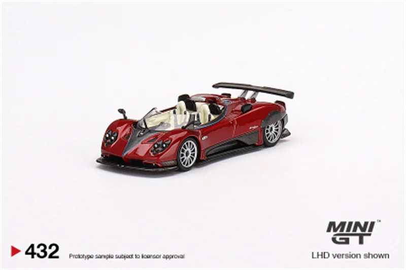 

MINI GT 1:64 Pagani Zonda HP Barchetta Rosso Dubai LHD Diecast Model Car