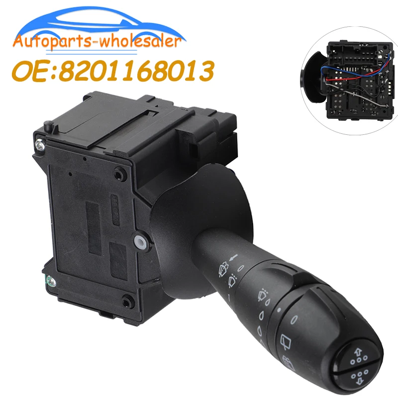 Windshield Wiper Switch 8201168013 For Renault Captur Clio IV Trafic III 12 Car