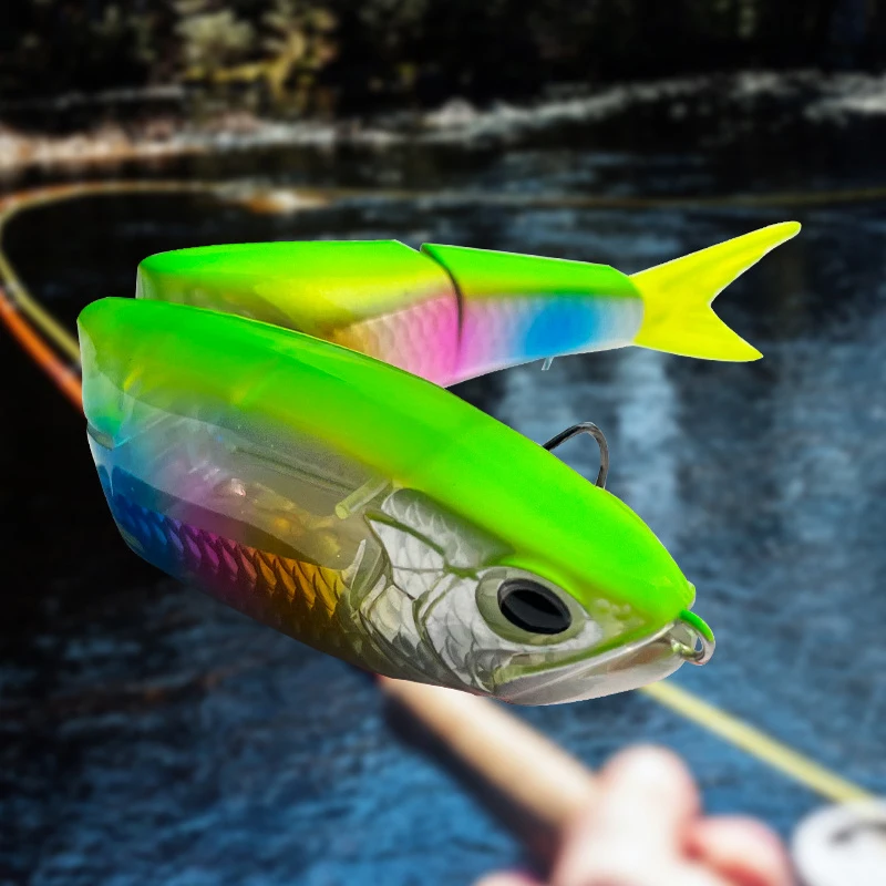 

Плавающая Новинка 184 мм, 50 г, большие плавающие приманки, рыболовные приманки, жесткая плавающая приманка, шарнирная приманка для ловли окуня, щуки, приманки, воблеры для искусственной рыбы