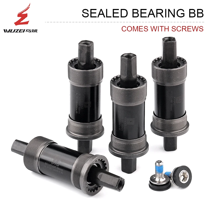 MTB Square Hole Bicycle Bottom Bracket 68 118 120