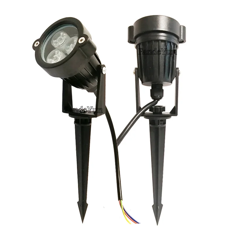 High power Garden Lawn Lamp 220V 110V 12V Outdoor LED Spike Light 3W 9W Path Landscape Waterproof Spot Bulbs lawn lamp,garden lighting