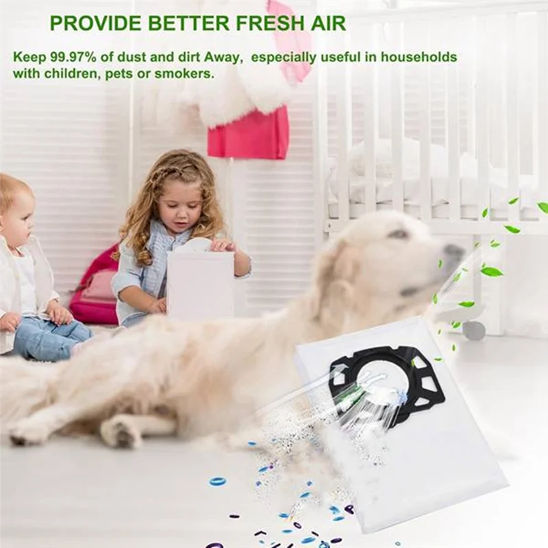 B59B-Hard Floor Brush For Karchewd4 WD5 WD6 WD6P Vacuum Floor Cleaning Pickup Head Replacement Dust Bags
