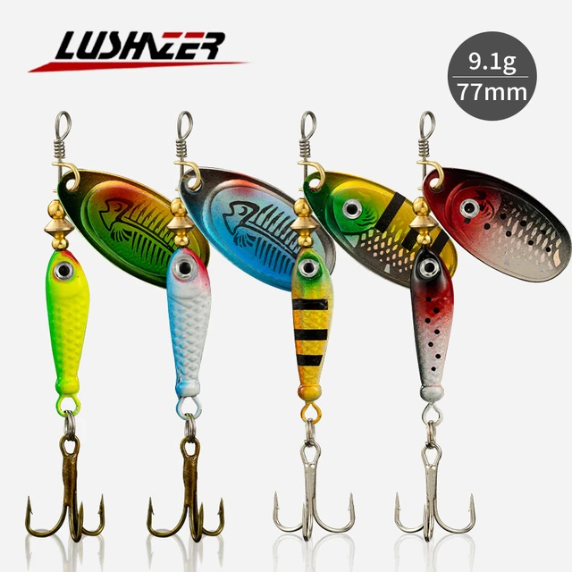 1pcs Spinner Bait Fishing Lures Spoon Lure 17.5g With Feather Treble Hooks 1#  Arttificial Bait Metal Wobblers Pike Tackle - AliExpress