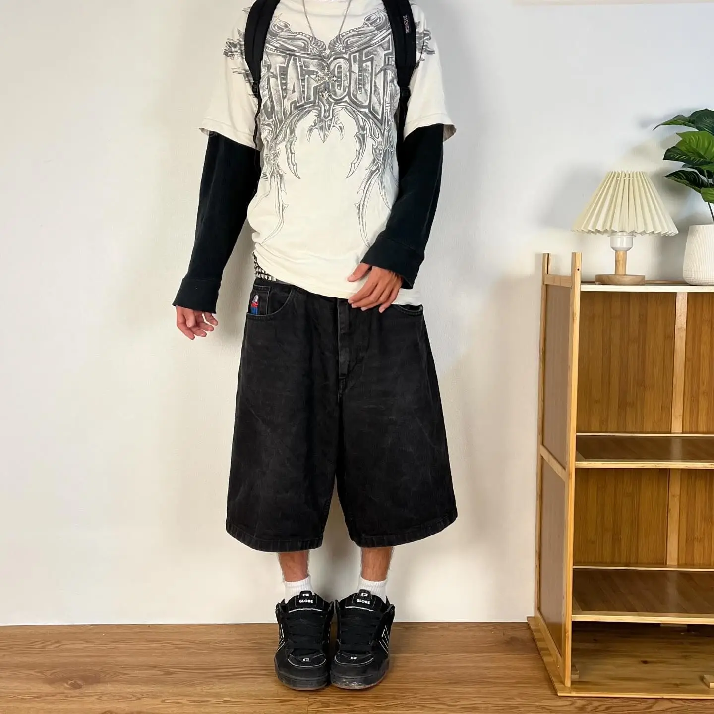 JNCO  Ƽ Ʈ,  ũ ׷ ̵   , 混 ü ݹ, м Ʈ û ݹ