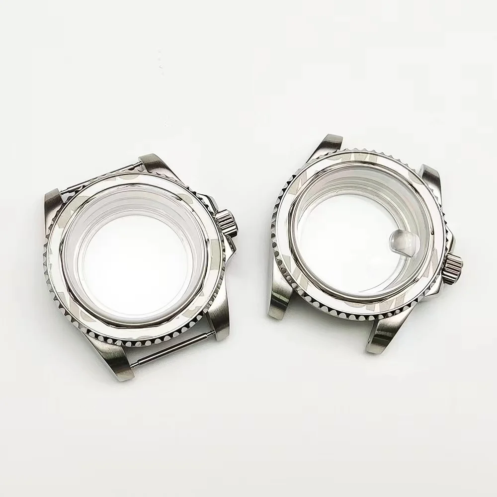 

40mm watch case, sapphire stainless steel accessory, automatic mechanical watch modification parts suitable for SUB YACHT GMT NH