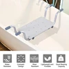 Non-slip Bath Chair Adjustable Chairs Elderly Disabled Pregnancy Medical Bath Tub Bench Stool Seat Safe Bathroom Space Saving 4