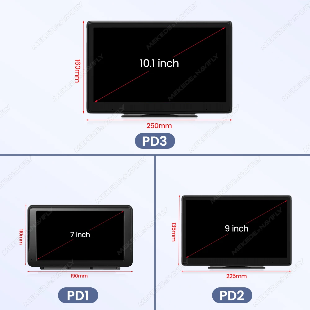 Wireless Android Auto Carplay  7/9/10.1inch Smart screen car intelligent systems Autoradio Car Radio Multimedia Video Player BT