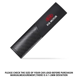 Deluxe Car Seat Belt Shoulder Protector Pad - Auto Accessory - 2pcs (Old KIA Black)