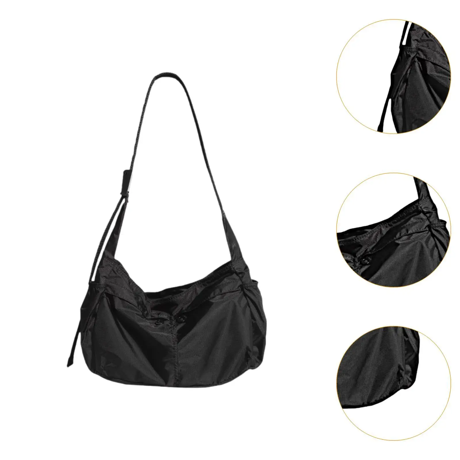 Crossbody Bag Casual Purse Nylon Hobo Tote Bag for Commuting Work Sports