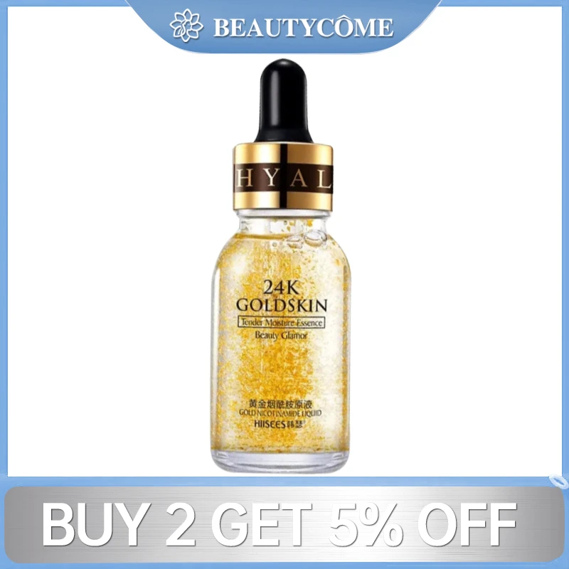 24k Gold Nicotinamide Serum For Face Moisturizing Whitening Hyaluronic