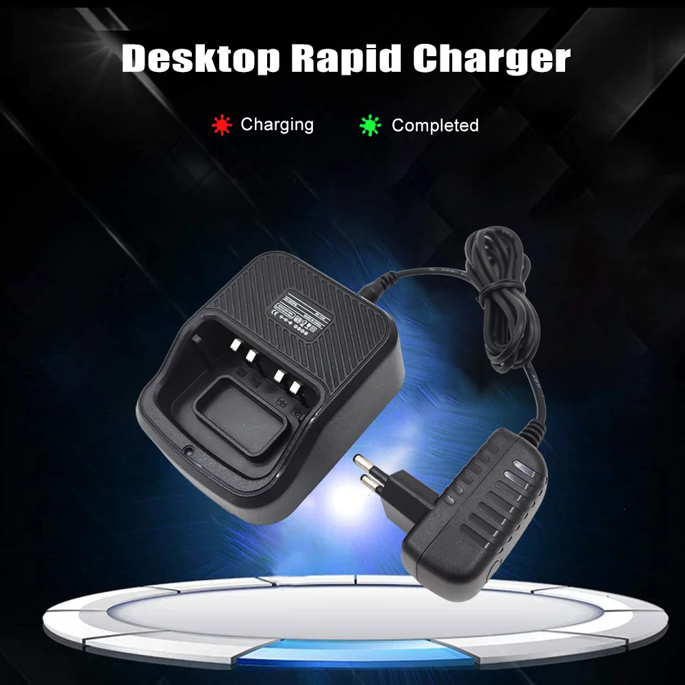 Desktop Rapid Charger 8.4V For CG-JC8629 Etc Walkie Talkie Quickly Charging EU Or US Plug Optional Anti-slip Design Ensures High