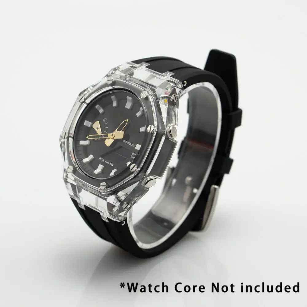 Enhanced Transparent Rubber Strap and Case Adapter