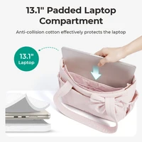 BAGSMART sac fourre-tout de voyage polyvalent femmes sac de transport plusieurs poches sac à main messager collège école sac à bandoulière 3