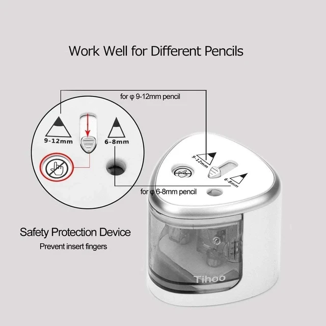 Two-Hole Electric Pencil Sharpener 6