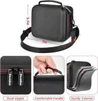 Hard Camera Case for Sony ZV-E10 A6400 A6000 A6100 A6600 A6500 (Medium,Kit Lens Only),Protective Bag with Shoulder Strap & Divid 6