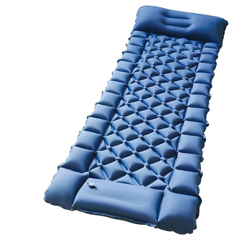 Outdoor Supplies Inflatable Mattress Portable Camping Beach Inflatable Pad TPU Stitching Foot Mattress Recliner Chair