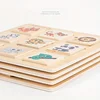 Wooden Logical Thinking Matching Puzzle Cognitive Board Montessori Teaching Aid Fruit Animal Pairing Board Educational toys 5