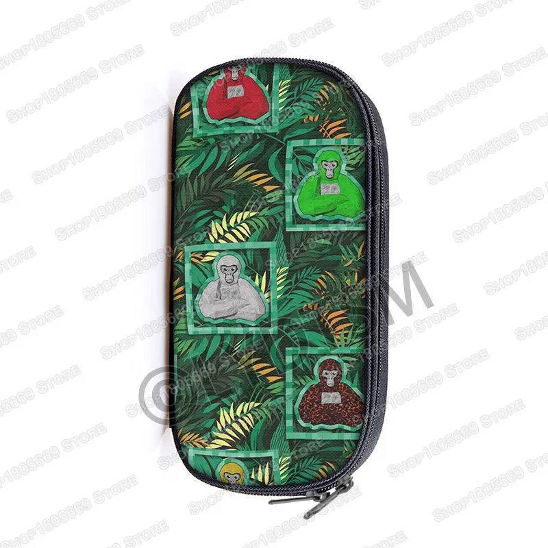 Game-Inspired Gorilla Pencil Case - Fun & Versatile Pen Holder and Cosmetic Organizer