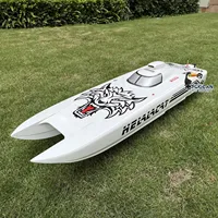 DTRC Toucan Hobby G30E 30CC Fiber Glass 70KM/H Gasoline Racing RC Boat High Speed ARTR W/ Radio System Servos Ship Toys Model  1