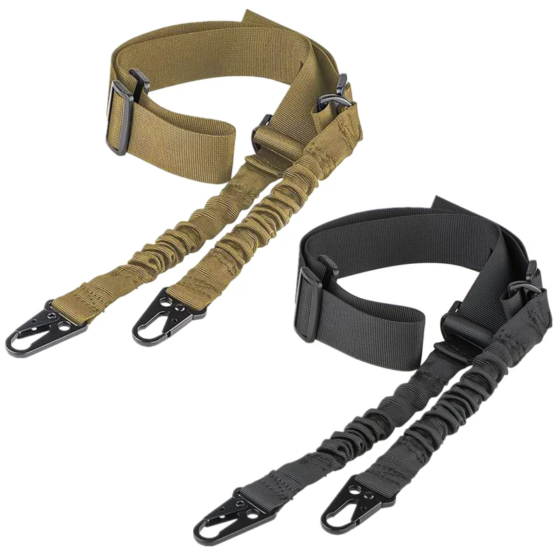 

Nylon Tactical 2 Point Gun Sling Shoulder Strap Outdoor Rifle Sling With QD Metal Buckle Shotgun Belt Hunting Gun Accessories