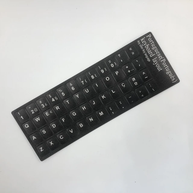 Adesivi Tastiera Ucraina - 3 Pezzi Per PC E Laptop, Sfondo Nero O Trasparente - Foto 10