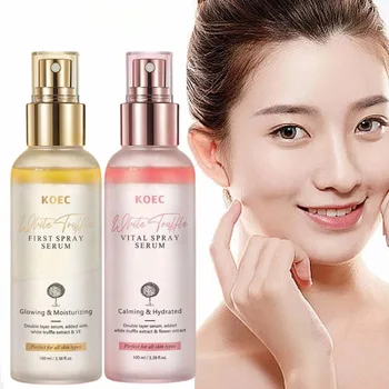 Korean White Truffle Extract First Spray Glowing Facial Serum Vitamin E Antioxidant Face Repair Essence Portable Skincare Makeup