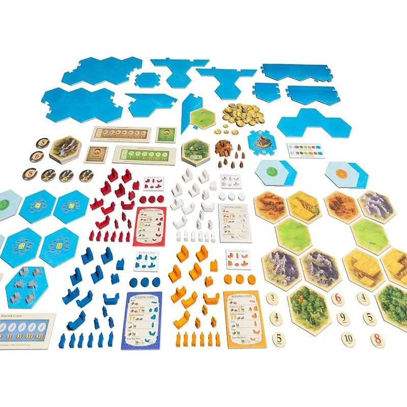 CATAN Family edition Board Game Bundle | Base Game + Seafarers + Cities & Knights | 3-4 Players | 60 Minutes Playing Time 6